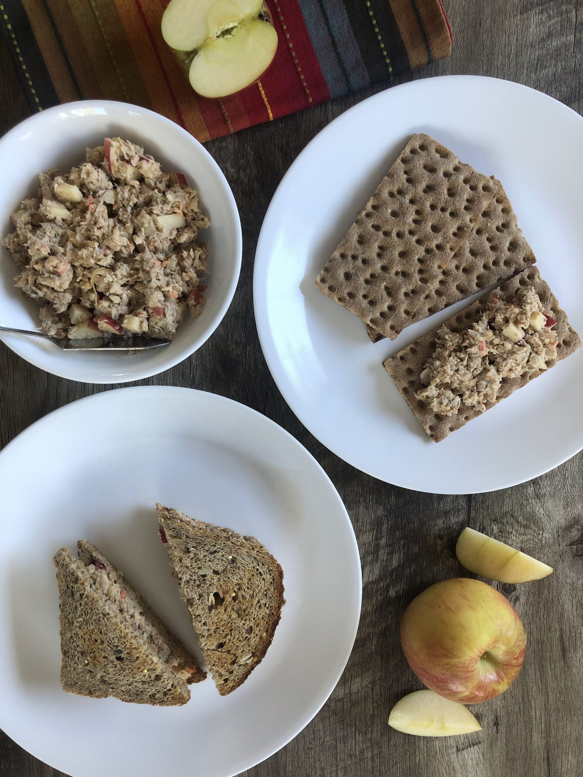 salmon apple sauerkraut salad