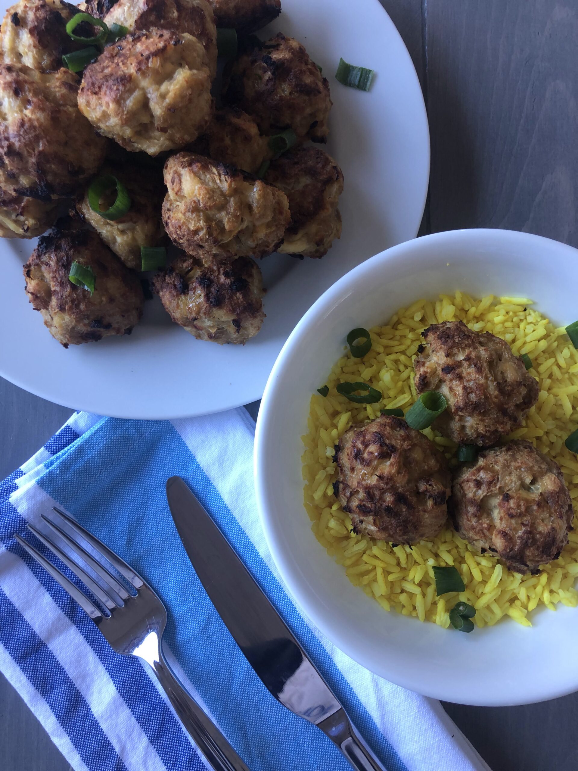 turkey and tofu meatballs